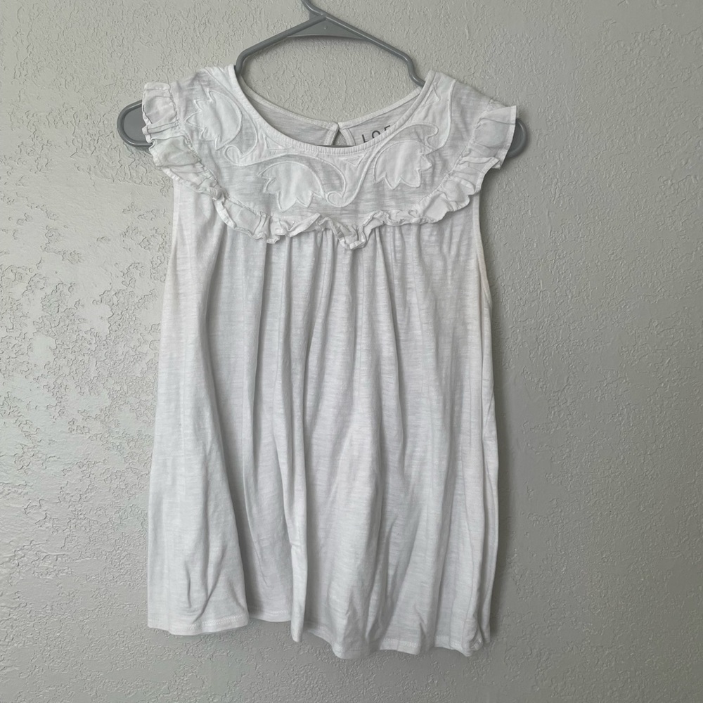 LOFT white blouse